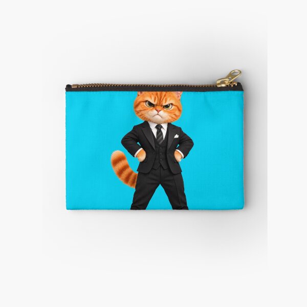 Item preview, Fierce Orange Cat in Black Suit designed and sold by MagicCrystal.