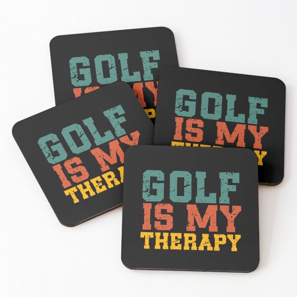 Item preview, Golf Is My Therapy | Vintage Golf Quote | Retro Golf & Outdoor Humor designed and sold by stylishdzign.