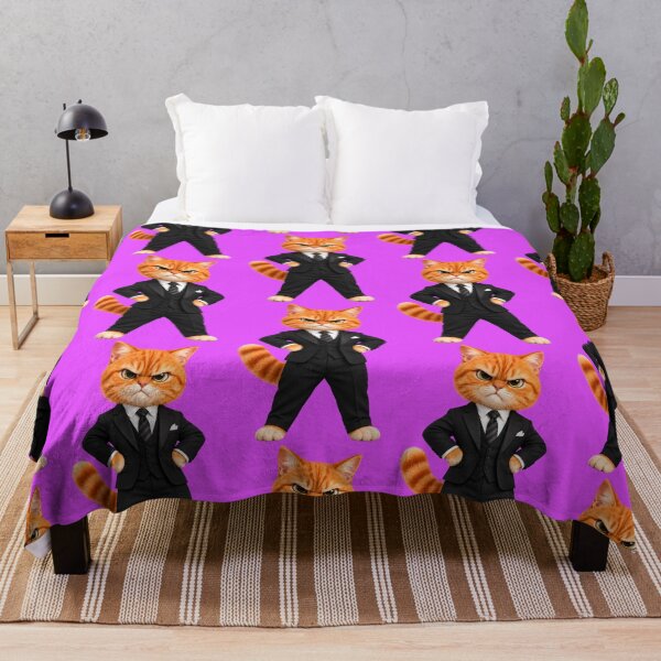Item preview, Fierce Orange Cat in Black Suit designed and sold by MagicCrystal.