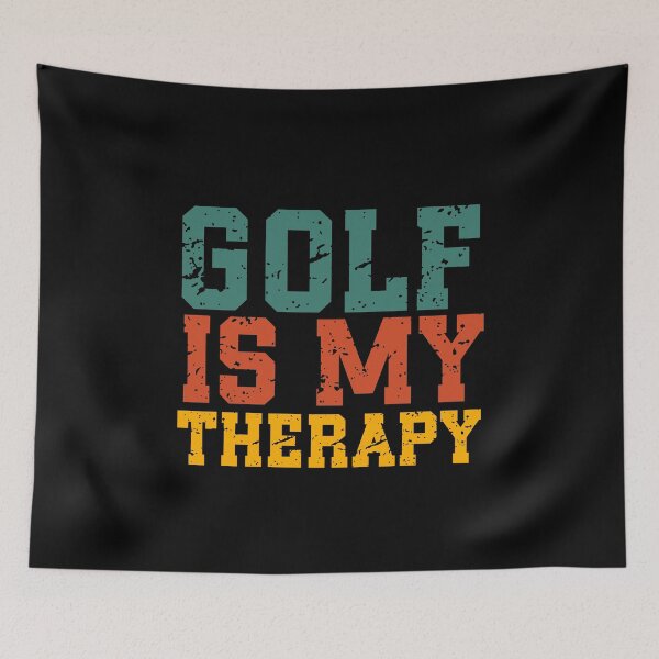 Item preview, Golf Is My Therapy | Vintage Golf Quote | Retro Golf & Outdoor Humor designed and sold by stylishdzign.