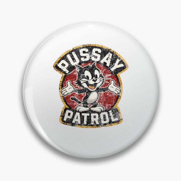 Item preview, Retro Cartoon Black Cat Patrol Vintage Distressed Patch Graphic designed and sold by SEINENGAPPI18.
