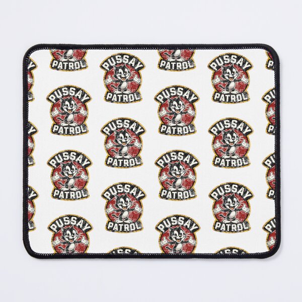 Item preview, Retro Cartoon Black Cat Patrol Vintage Distressed Patch Graphic designed and sold by SEINENGAPPI18.