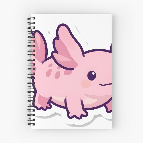 Item preview, Adorable Pink Pastel Axolotl Sticker designed and sold by chill-a-lot.