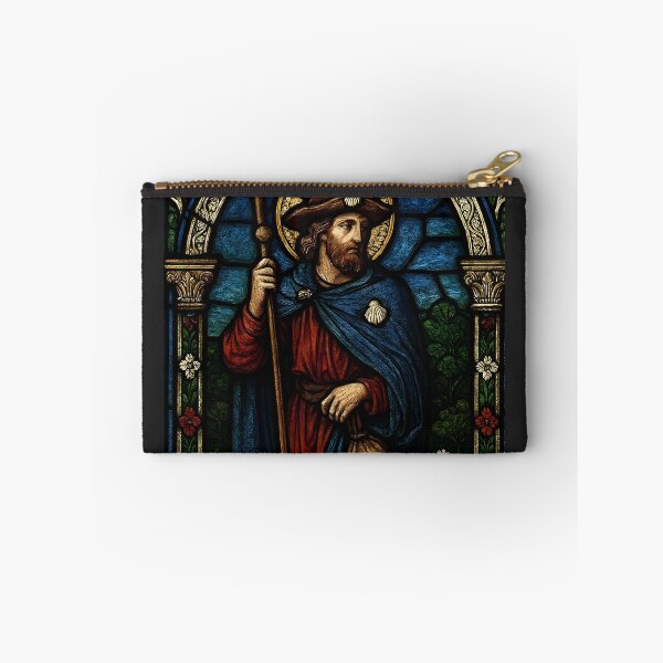Item preview, Saint James Pilgrim Stained Glass designed and sold by Sybille-Yates.