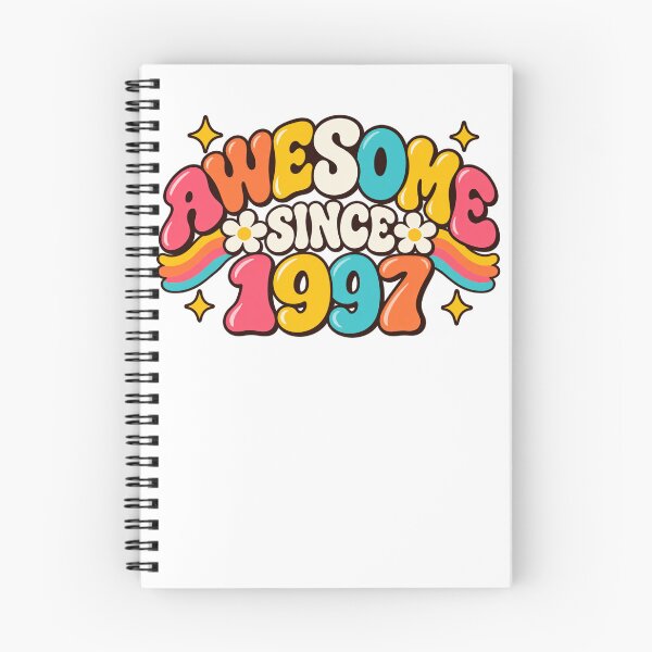Item preview, Awesome Since 1997 Twenty Seventh Birthday Vintage Born 1997 Celebration designed and sold by drawwiika+44.