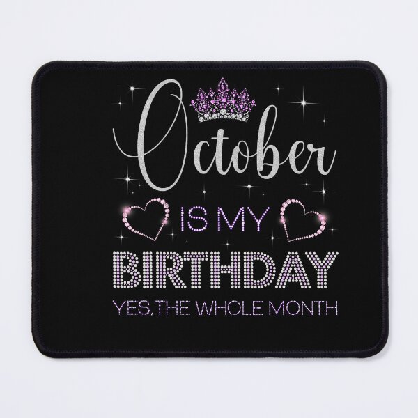 Item preview, October Is My Birthday Whole Month Party designed and sold by stershopepie.