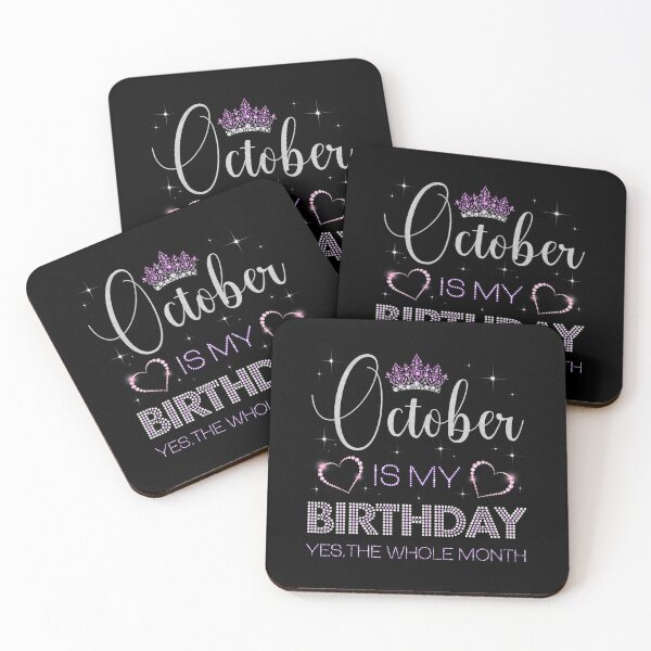 Item preview, October Is My Birthday Whole Month Party designed and sold by stershopepie.