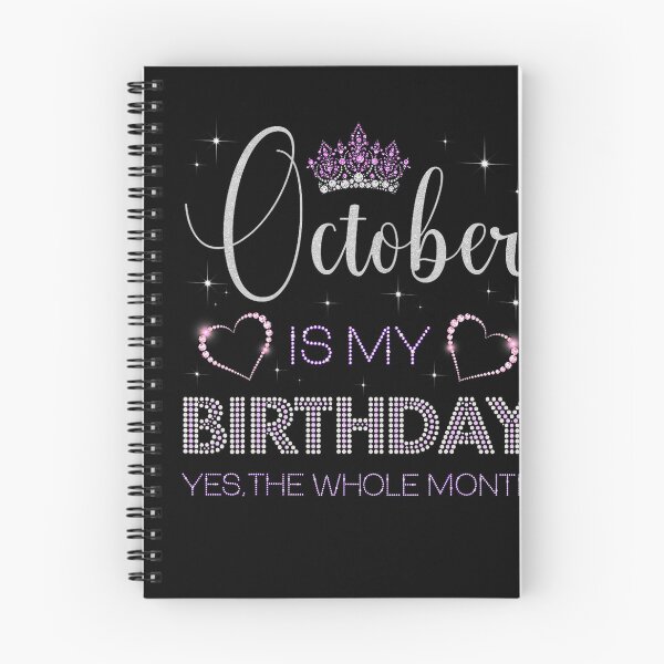 Item preview, October Is My Birthday Whole Month Party designed and sold by stershopepie.