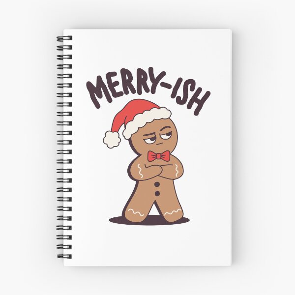 Item preview, Merry-ish | Bored Gingerbread Christmas Humor Mascot designed and sold by MarleneCanto.