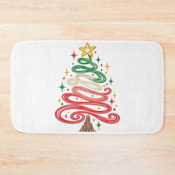 Item preview, Retro Christmas Tree Swirl Holiday Vintage T-Shirt designed and sold by DesignArtist.ia.