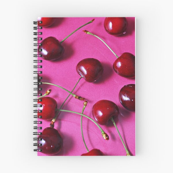 Item preview, Ripe cherries on bright pink background designed and sold by Anna Khomulo.