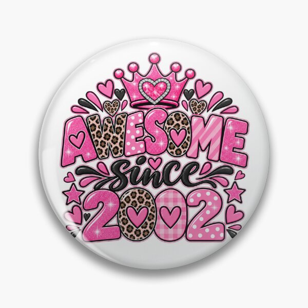 Item preview, Awesome Since 2002 Birthday Women Born Year Celebration Gift designed and sold by drawwiika+44.