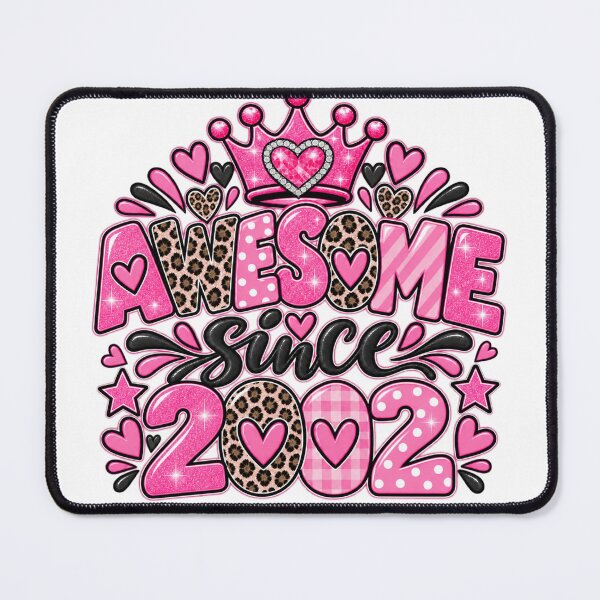 Item preview, Awesome Since 2002 Birthday Women Born Year Celebration Gift designed and sold by drawwiika+44.