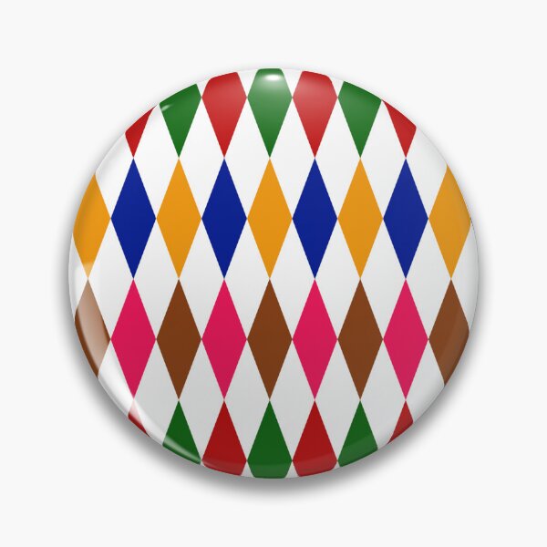 Item preview, Ethnic Harlequin Diamonds Pattern Design - Light  designed and sold by PatternTitan.