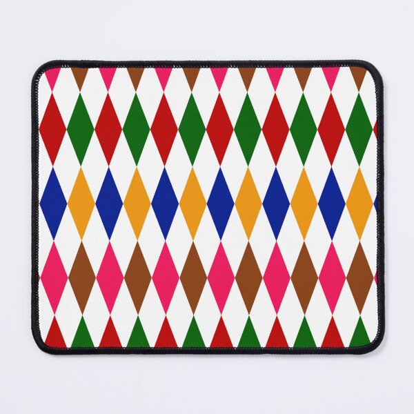 Item preview, Ethnic Harlequin Diamonds Pattern Design - Light designed and sold by PatternTitan.
