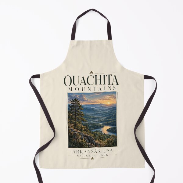 Item preview, Ouachita Mountains, Arkansas, USA [Vintage Illustration] designed and sold by elektronen.