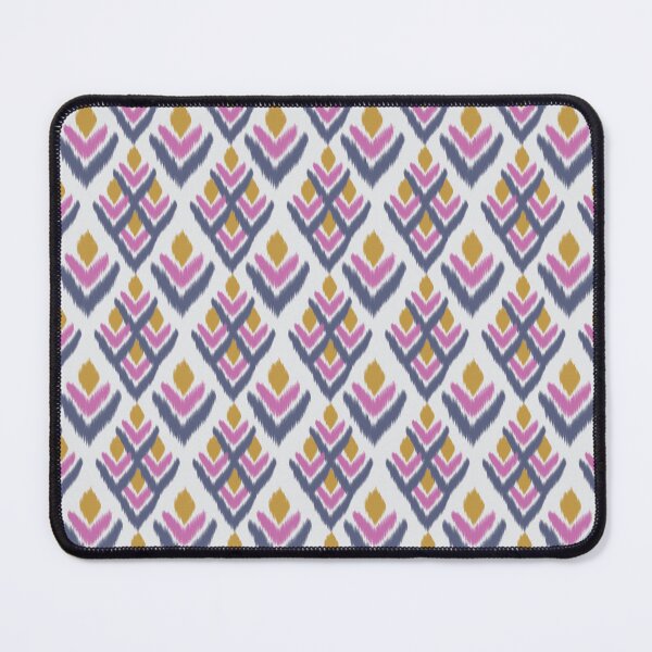 Item preview, A distinctive Ikat-inspired pattern featuring rhythmic geometric shapes and organic lines inspired by traditional woven textiles. designed and sold by Line-Aura.