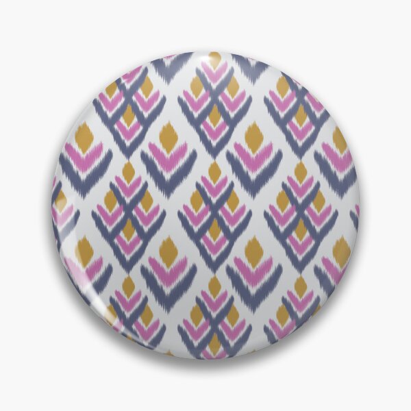 Item preview, A distinctive Ikat-inspired pattern featuring rhythmic geometric shapes and organic lines inspired by traditional woven textiles. designed and sold by Line-Aura.