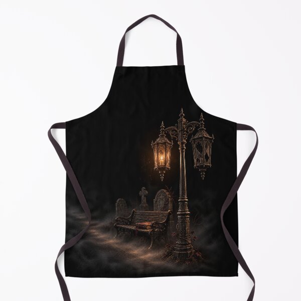 Item preview, Victorian Street Lamp | Gothic Cemetery Dark Academia Art designed and sold by Briarmoire.