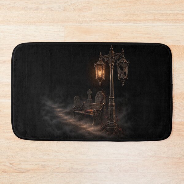 Item preview, Victorian Street Lamp | Gothic Cemetery Dark Academia Art designed and sold by Briarmoire.