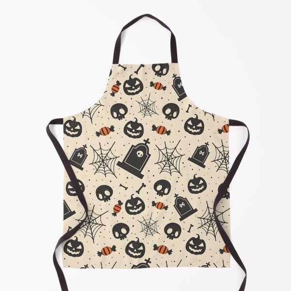 Item preview, Spooky Halloween Skull, Tombstone and Spiderweb Seamless Pattern designed and sold by interdesigner.