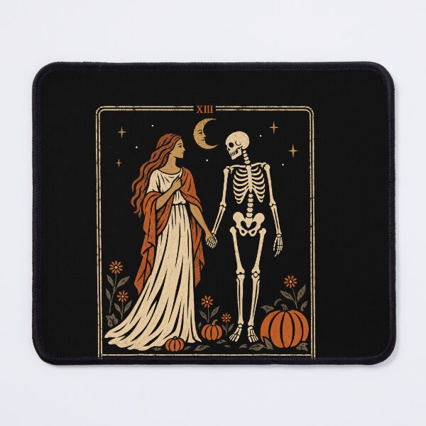 Item preview, October Queen Vintage Halloween Skeleton Tarot designed and sold by LouisaOReilly.