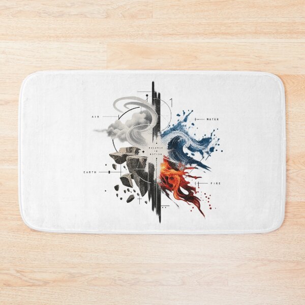 Item preview, Balance in Motion Sacred Four Elements Geometric Art designed and sold by zzz888.