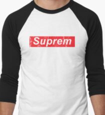 Funny suprem V2 Tshirt Men's Baseball ¾ T-Shirt