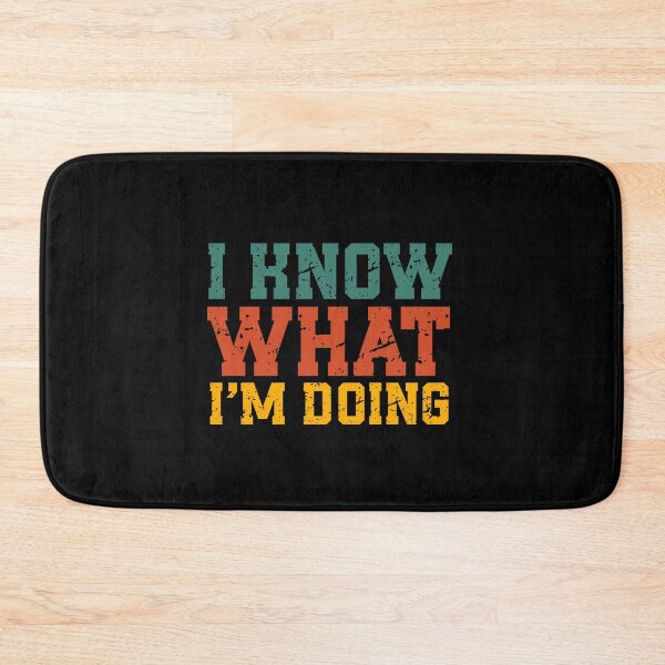 Item preview, I Know What I’m Doing | Vintage Funny Quote | Retro DIY, Handyman & Mechanic Humor designed and sold by stylishdzign.