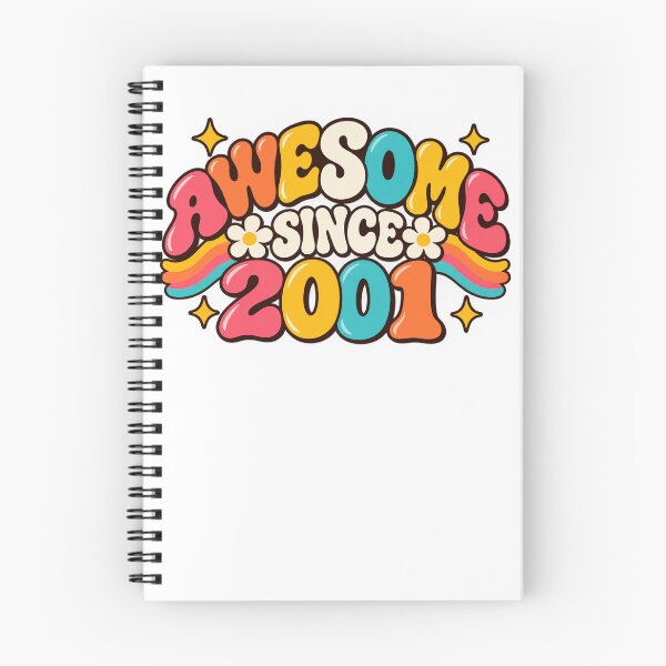 Item preview, Awesome Since 2001  Retro Vintage designed and sold by drawwiika+44.