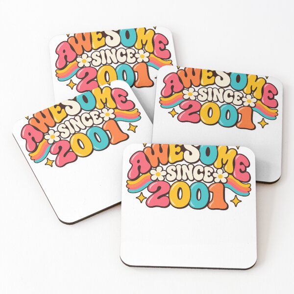 Item preview, Awesome Since 2001  Retro Vintage designed and sold by drawwiika+44.