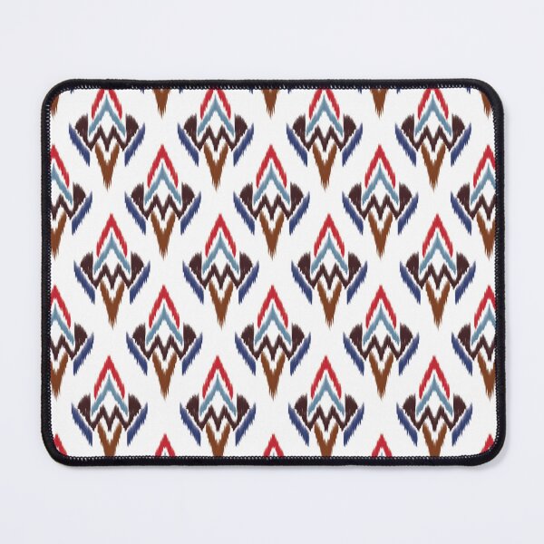 Item preview, A distinctive Ikat-inspired pattern featuring rhythmic geometric shapes designed and sold by Line-Aura.