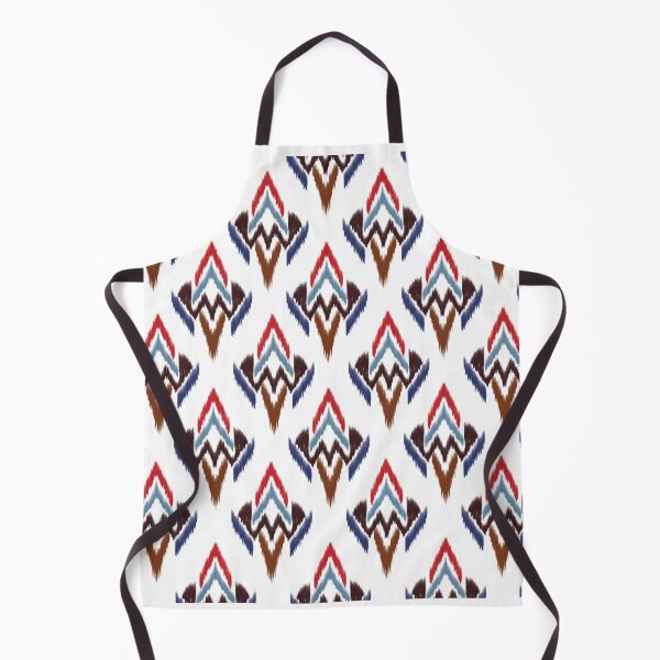 Item preview, A distinctive Ikat-inspired pattern featuring rhythmic geometric shapes designed and sold by Line-Aura.