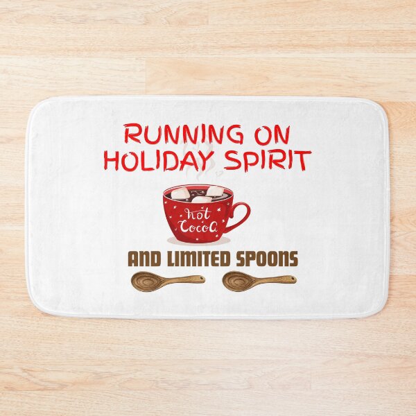 Item preview,  RUNNING ON HOLIDAY SPIRIT AND LIMITED SPOONS designed and sold by mamolebo.