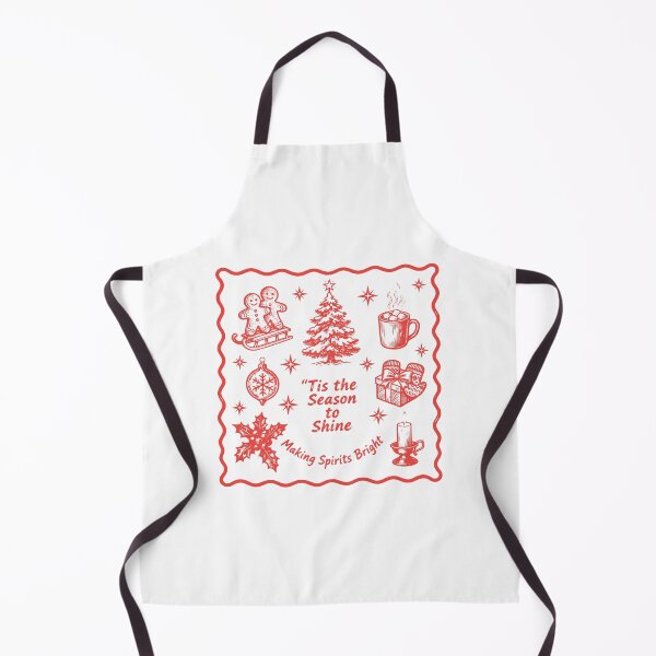 Item preview, Tis The Season To Shine Vintage Red Christmas Design designed and sold by PrintandJoy.