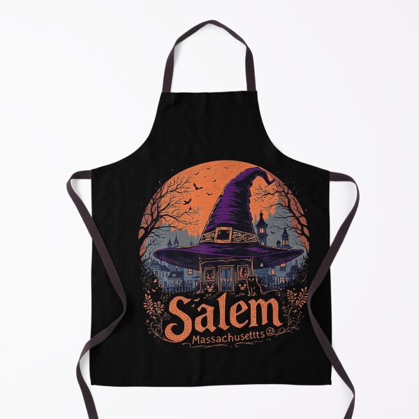 Item preview, Vintage Salem Massachusetts Halloween Skyline designed and sold by stershopepie.