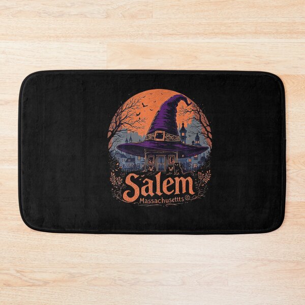Item preview, Vintage Salem Massachusetts Halloween Skyline designed and sold by stershopepie.