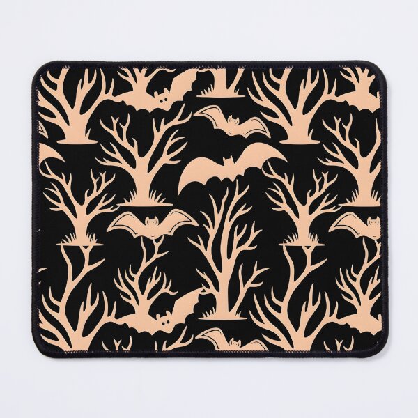 Item preview, Spooky Halloween Spooky Trees and Bats Seamless Pattern designed and sold by interdesigner.