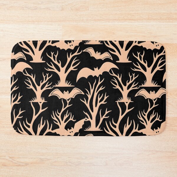 Item preview, Spooky Halloween Spooky Trees and Bats Seamless Pattern designed and sold by interdesigner.