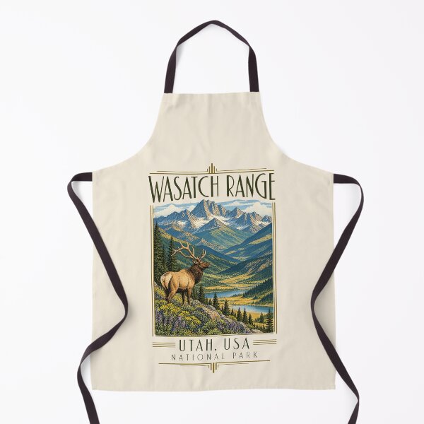 Item preview, Wasatch Range, Utah, USA [Vintage Illustration] designed and sold by elektronen.