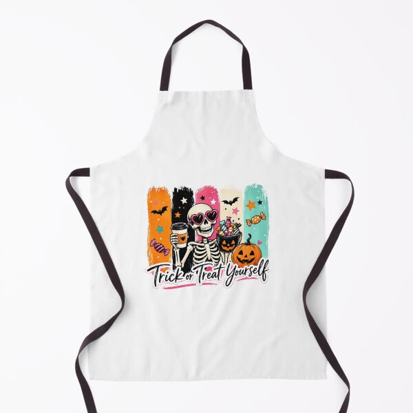Item preview, Trick Or Treat Yourself Colorful Halloween Skeleton designed and sold by CleanDecor.