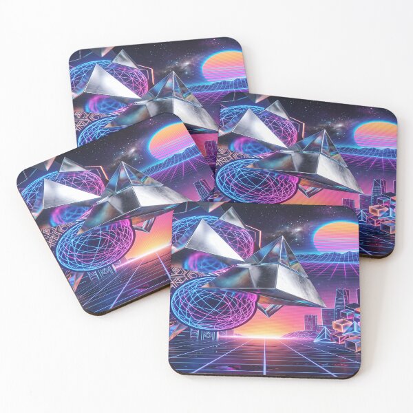 Item preview, Retro Synthwave Abstract Shape Background designed and sold by Solomon-Ent-144.