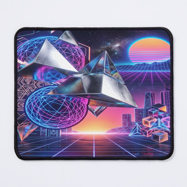 Item preview, Retro Synthwave Abstract Shape Background designed and sold by Solomon-Ent-144.