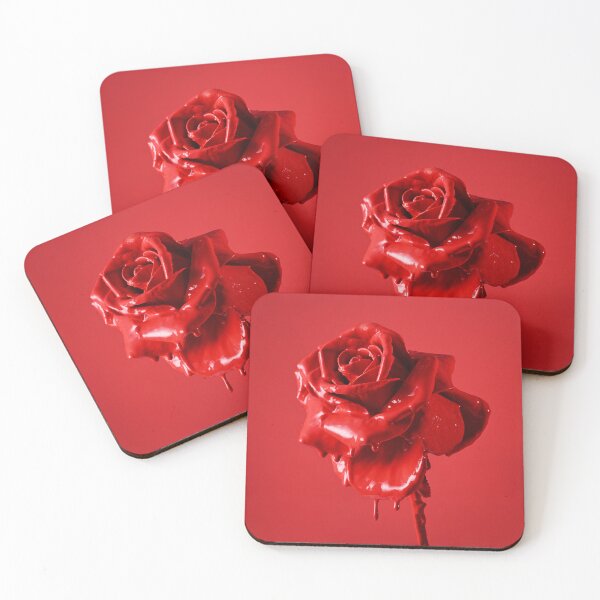 Item preview, Abstract red rose designed and sold by Anna Khomulo.