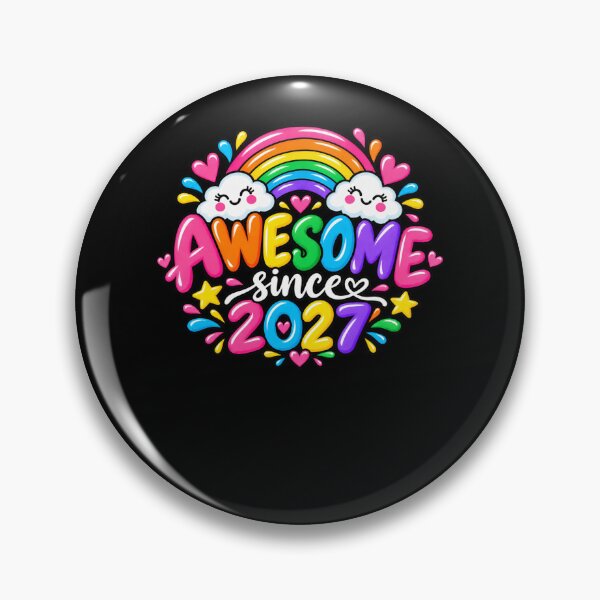 Item preview, Awesome Since 2027 Birth Year Birthday Kids Gift designed and sold by drawwiika+44.