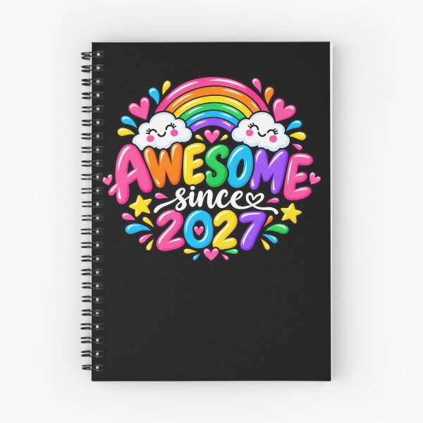 Item preview, Awesome Since 2027 Birth Year Birthday Kids Gift designed and sold by drawwiika+44.