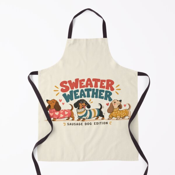Item preview, Sausage dogs in cozy weather designed and sold by anytka.