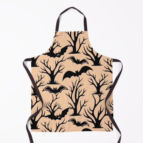 Item preview, Halloween Spooky Trees and Bats Silhouette Seamless Pattern designed and sold by interdesigner.