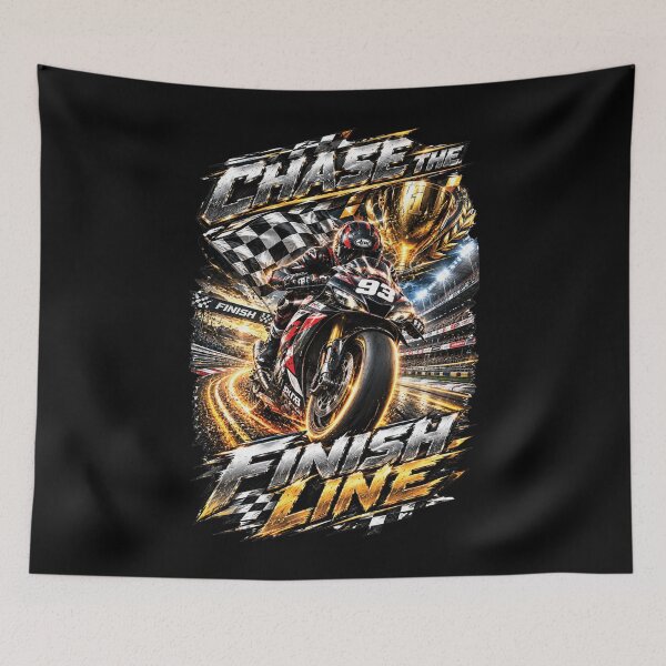 Item preview, Chase The Finish Line Superbike Racing Design designed and sold by M. Mamdouh Artworks.