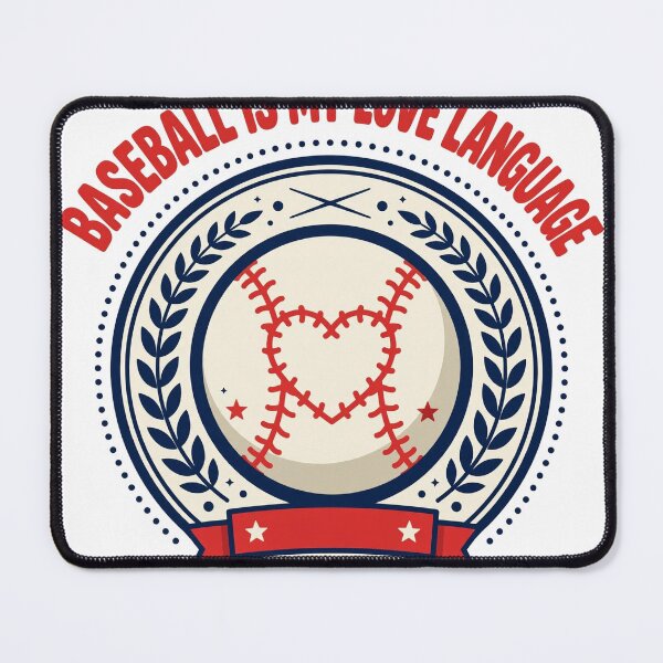 Item preview, Baseball Is My Love Language Vintage Badge T-Shirt designed and sold by ApparelOutpost.